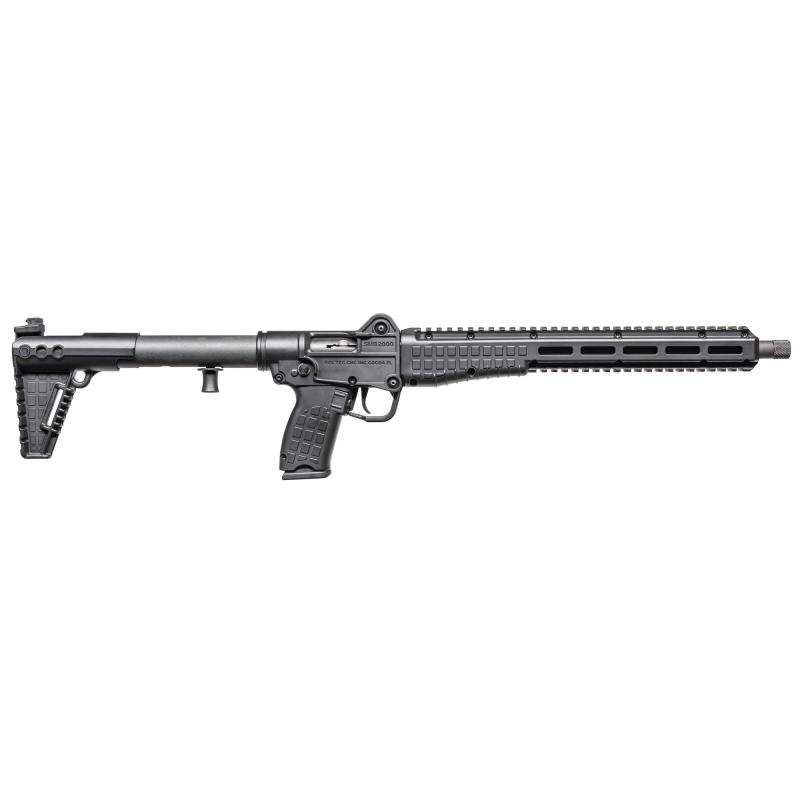 Model Sub 2000, Gen 3, Semi-automatic Rifle, 10MM, 16.1" Threaded Barrel, Matte Finish, Black Furniture, 1 Magazine, 15 Rounds, For Glock 20 Magazines SUB2K10GLKBLK