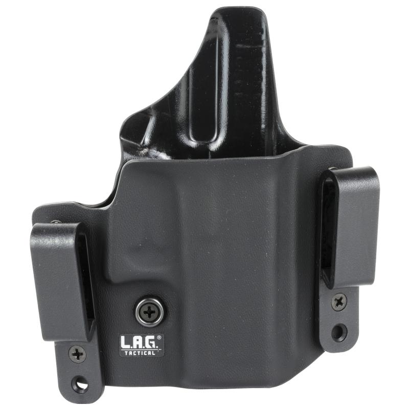 Defender Series, OWB/IWB Holster, Fits Glock 43/43X, Kydex, Right Hand, Black Finish 1053