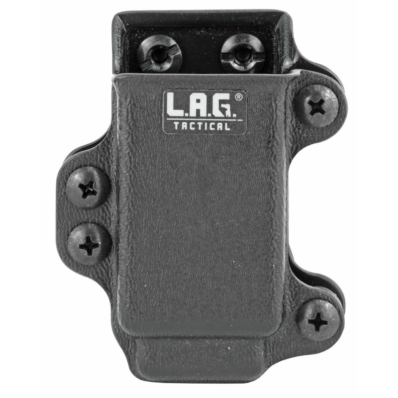 Single Pistol Magazine Carrier, Fits Most Double Stack 9/40 Full Size Magazines, Kydex, Black Finish 34000