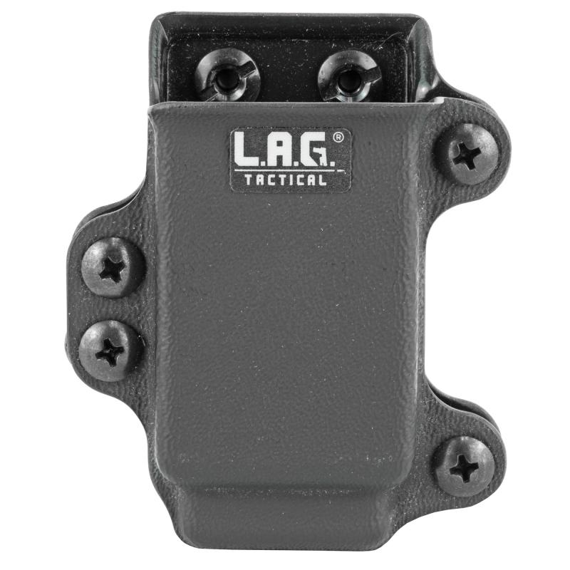 Single Pistol Magazine Carrier, Fits All Double Stack 45/10mm Magazines, Kydex, Black Finish 34002