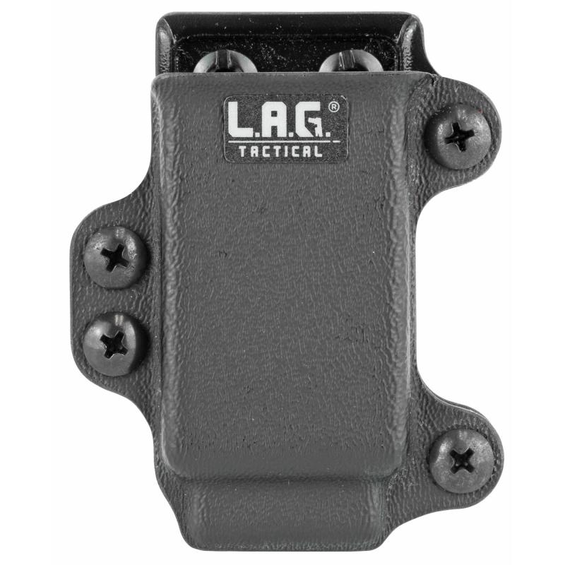 Single Pistol Magazine Carrier, Fits Glock 43 and M&P Shield Magazines, Kydex, Black Finish 34005