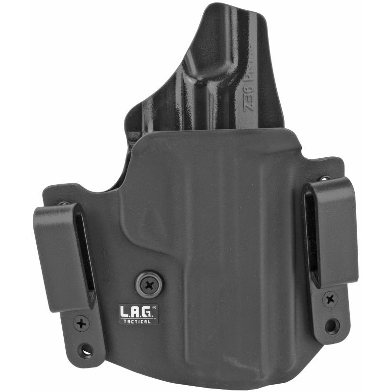 Defender Series, OWB/IWB Holster, Fits S&W Shield 9EZ, Kydex, Right Hand, Black Finish 4060