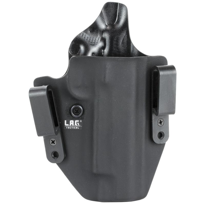 Defender Series, OWB/IWB Holster, Fits 1911 w/ Rail, 5" Barrel, Kydex, Right Hand, Black Finish 6004