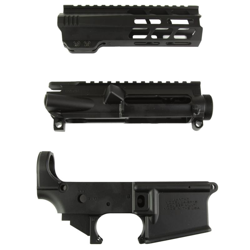 SF AR-15 Forged Builder Set, Anodized Finish, Black, Includes Upper/Lower Receiver and 6.75" Spada M-LOK Rail with Mounting Hardware 01-RV-BSET-6-SF