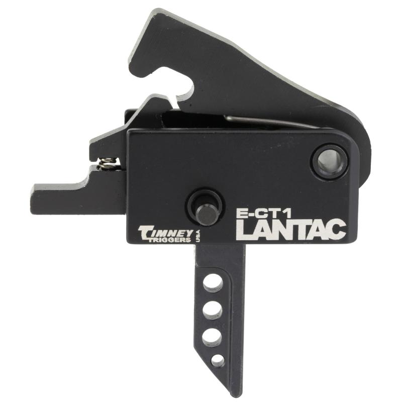 ECT-1, Single Stage Trigger, 3.5LB Pull Weight, Flat Shoe, Fits AR Pattern Receivers, Non-Adjustable, Anodized, Black 01-LP-ECT1C