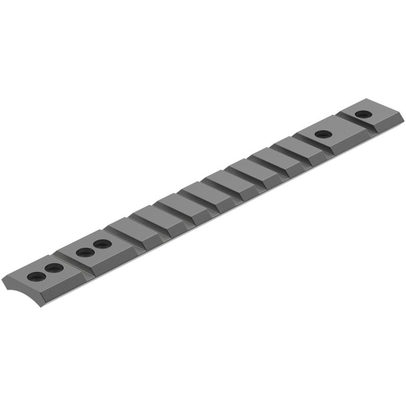 QRW, 1 Piece Base, Fits Savage 110/Axis Long Action, #8-40 Screws, Matte Black 180296