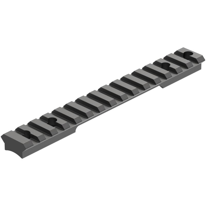 BackCountry, 1 Piece Base, Fits Savage 10/110 Short Action Round Receiver, #8-40 Screws, Matte Black 180953
