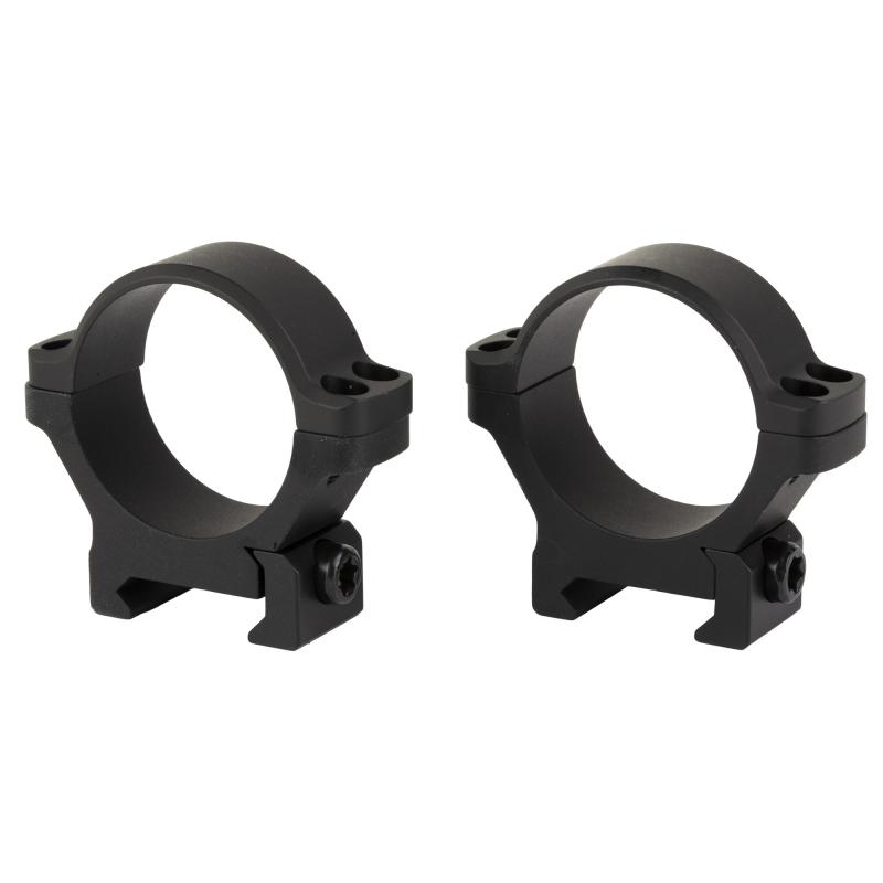 Back Country, Cross Slot Ring, 34mm Medium, Fits Picatinny, Matte Finish, Black 183391