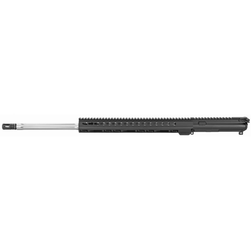 24" Bull Barrel Complete Upper Assembly, 223 Rem/556NATO, Black Finish, 15" Palm Handguard Keymod, Complete Barrel Assembly w/BCG, Fits AR-15 FTBL-B24
