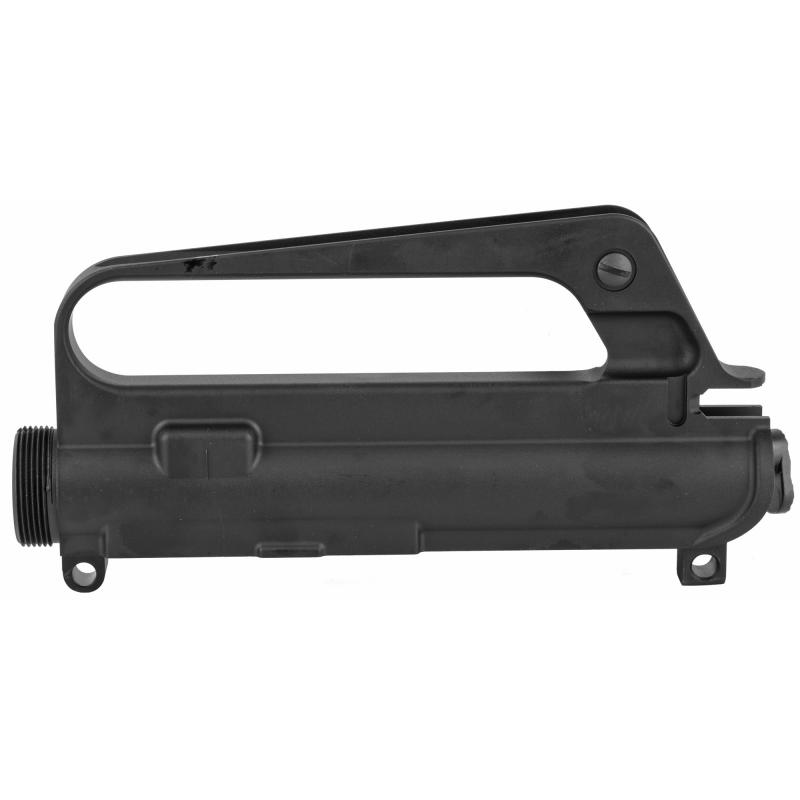 A1 Assembled Upper Receiver, Black, Forged, A1 Rear Sight Base Assembly, Ejection Port Cover Assembly, Teardrop Forward Assist Assembly, Brass Deflector UR-01A