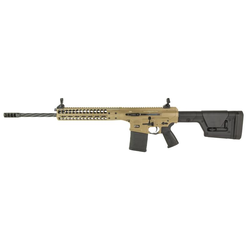 REPR MKII, Semi-automatic Rifle, 308 Winchester/762NATO, 20" Spiral Fluted Barrel, Threaded 5/8x24, LWRC Ultra Muzzle Brake, Flat Dark Earth, Magpul PRS Stock, 20 Rounds, 1 Magazine REPRMKIIR7CKF20SC