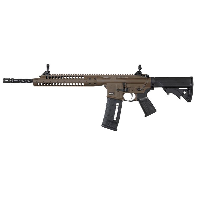 SIX8-A5, Semi-automatic Rifle, AR, 223 Remington/556NATO, 16.1" Cold Hammer Forged Spiral Barrel, Threaded 5/8x24, A2 Birdcage Flash Hider, Patriot Brown, LWRCI Adjustable Compact Stock, Magpul MOE Plus Grip, LWRCI 12" Rail System, Back Up Iron Sights, L
