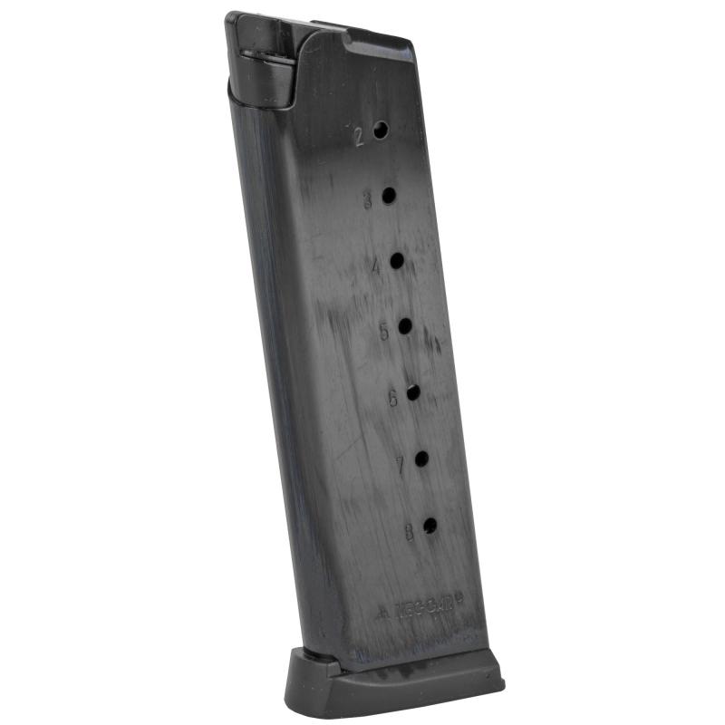Magazine for 1911 with Removable Buttplate and Follower .45ACP 8 Round Blue