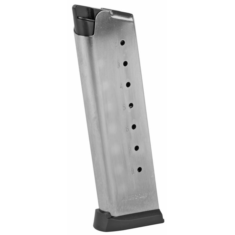 Magazine for 1911 with Removable Buttplate and Follower.45ACP 8 Round Nickel