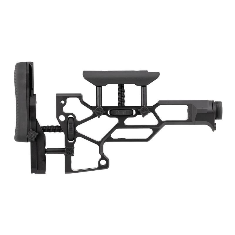 SRS Standard, Skeleton, Stock Kit, Matte Finish, Black, Fits MDT Fixed Stock Interface 102669-BLK