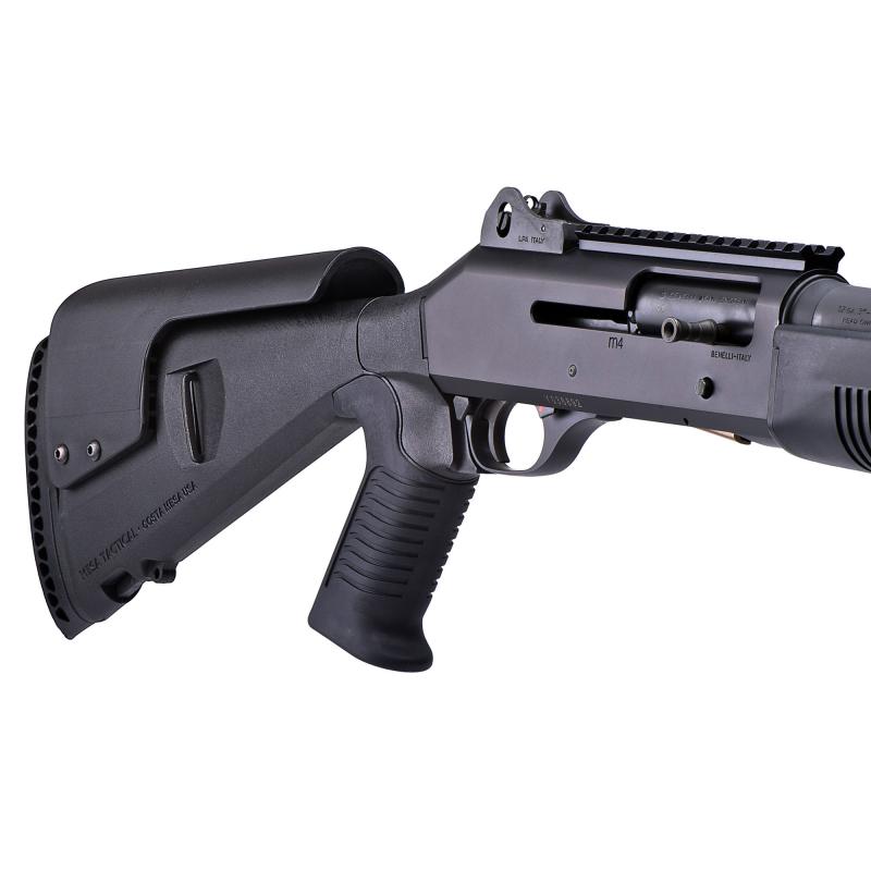 Urbino Pistol Grip Stock, Fits Benelli M4 12 Gauge, 12.5" Length of Pull, Adjustable Cheek Riser, Matte Finish, Black 90040