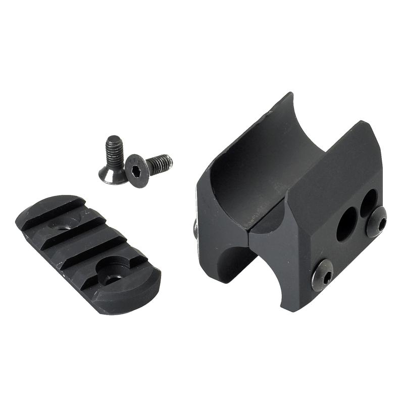 Magazine Clamp, Fits Remington 12 Gauge, with Rail, Black Finish 90810
