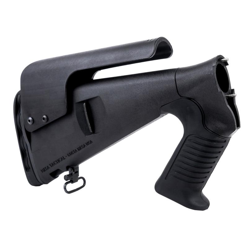 Urbino Pistol Grip Stock, Fits Benelli M1/M2/M3 12 Gauge, 12.5" Length of Pull, Matte Finish, Black, Includes Limbsaver Recoil Pad and Adjustable Cheek Riser 91510