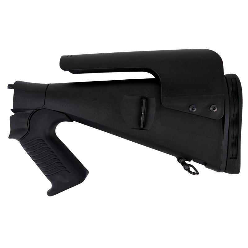 Urbino Pistol Grip Stock, Fits Mossberg 930/940 12 Gauge, 12.5" Length of Pull, Matte Finish, Black, Includes Limbsaver Recoil Pad and Adjustable Cheek Riser 94710