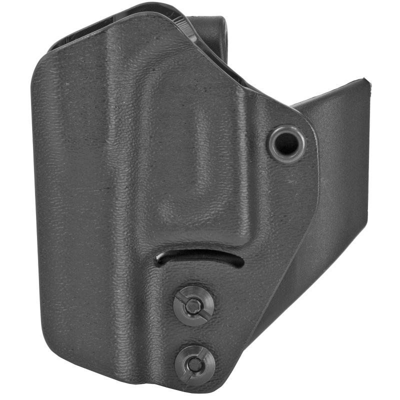 Minimalist, Inside Waistband Holster, Ambidextrous, Fits Glock 42/43, Black Kydex,  Includes 1.5" Belt Attachement H2GL43AIWBM