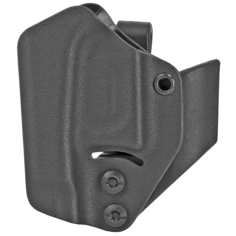 Minimalist, Inside Waistband Holster, Ambidextrous, Fits Glock 17/19/22/23, Black Kydex,  Includes 1.5" Belt Attachement H2GL940AIWBM