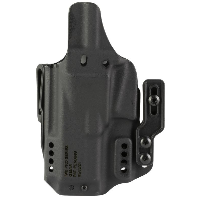 Pro Holster, Inside Waistband Holster, Ambidextrous, Black, Glock OEM 19, H3-GL-1-BR1 H8-GL-1