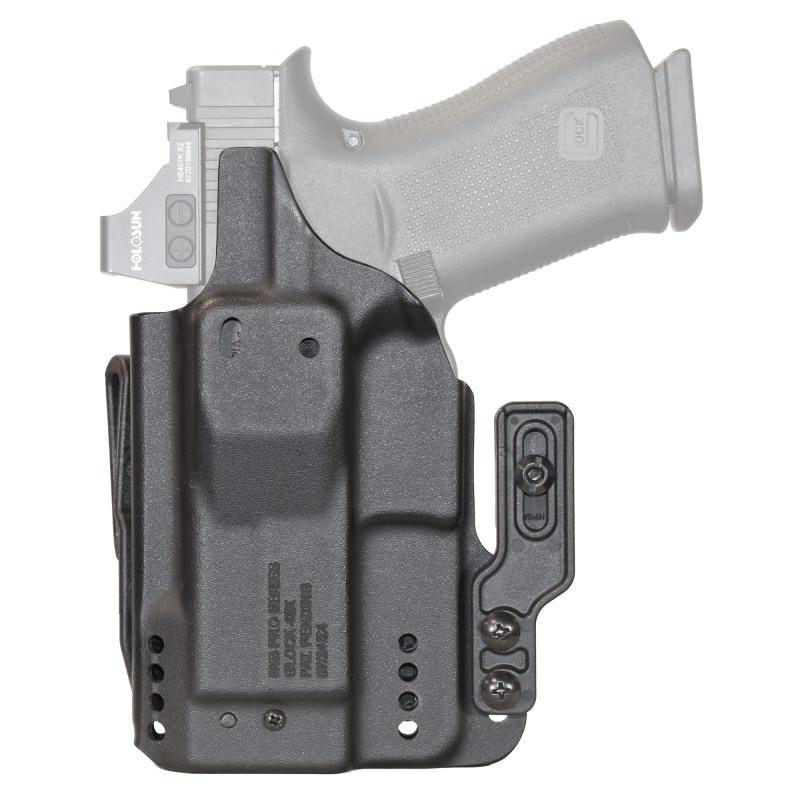 Pro Holster, Inside Waistband Holster, Ambidextrous, Black, Glock 43X W/Wo Red Dot, H3-GL-1-BR1 H8-GL-3