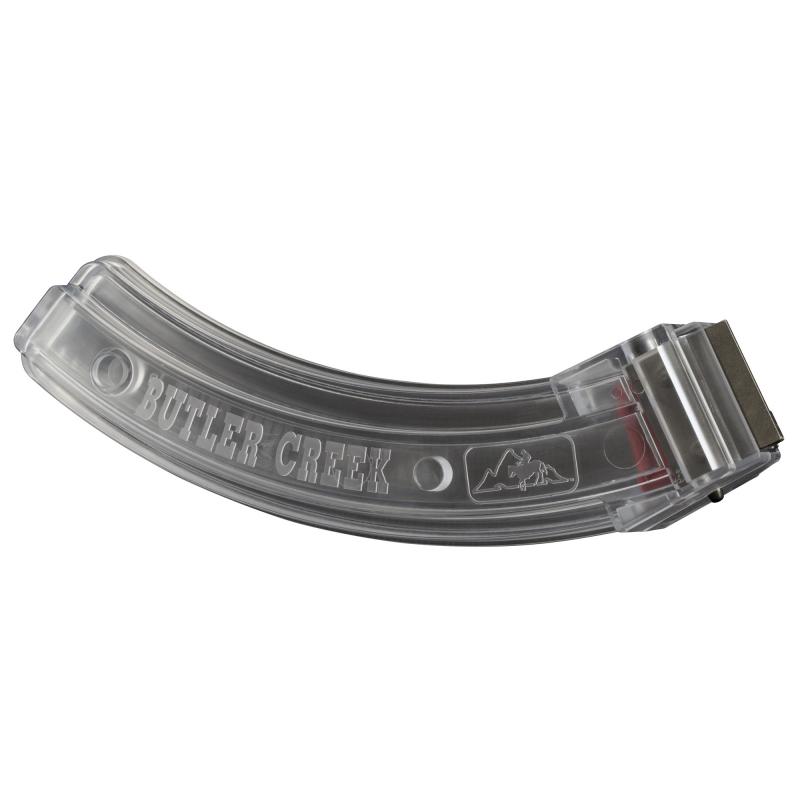 Magazine, Steel Lips, 22LR, 25Rd, Fits 10/22, Clear MO112562
