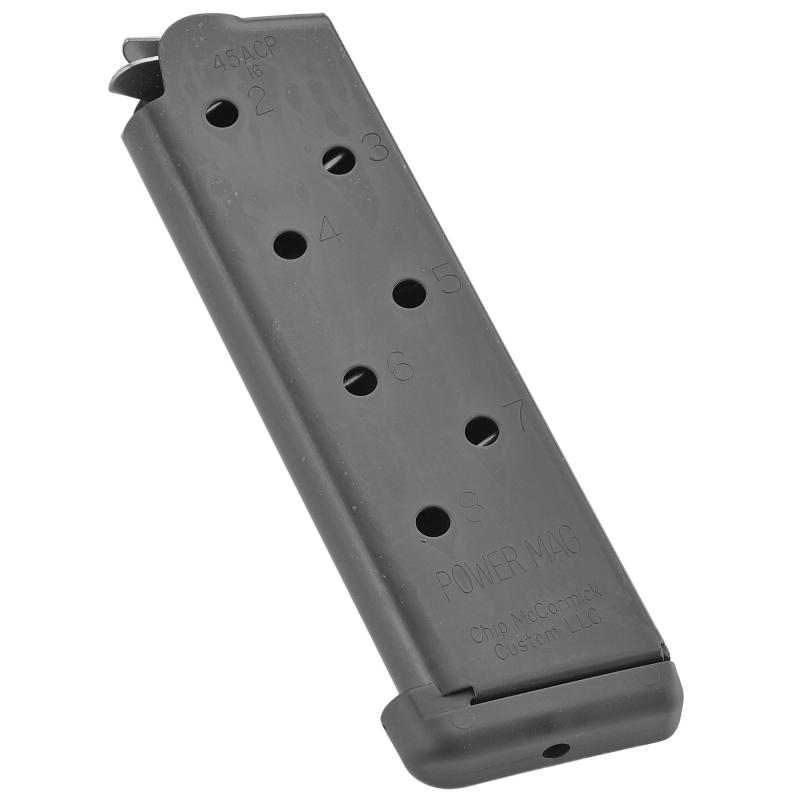 Power Mag Magazine For 1911 .45 ACP 8 Round Black