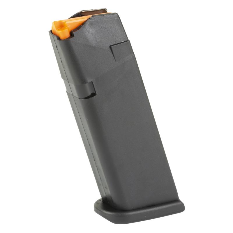OEM Magazine, 45ACP, 13 Rounds, Fits GLOCK 21, Orange Follower, Black 74198