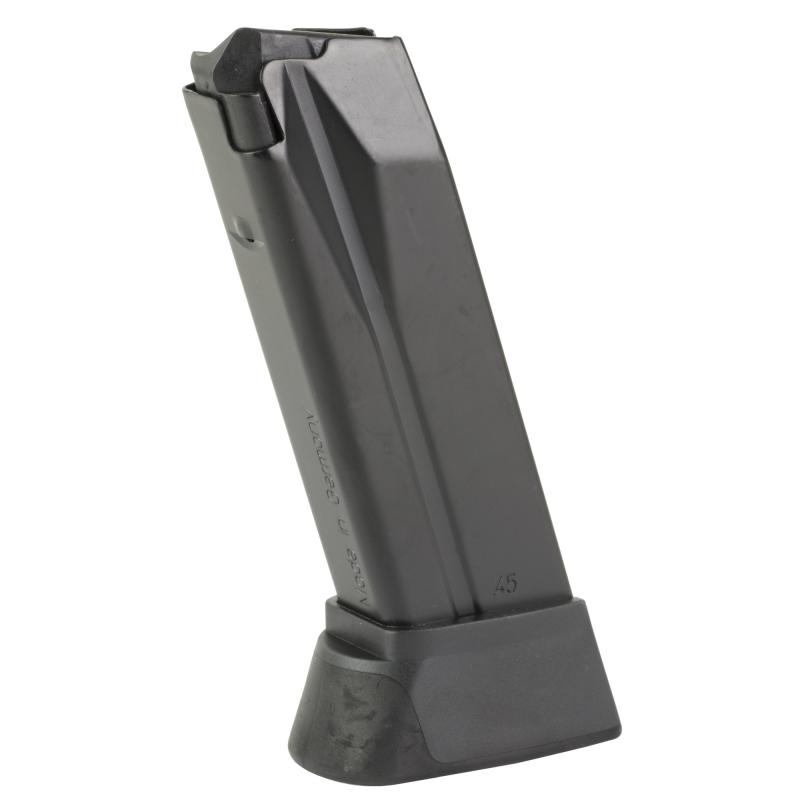 Magazine, 45ACP, 10 Rounds, Fits HK45-C and USP-C, Blued Finish, Red Follower 50248620