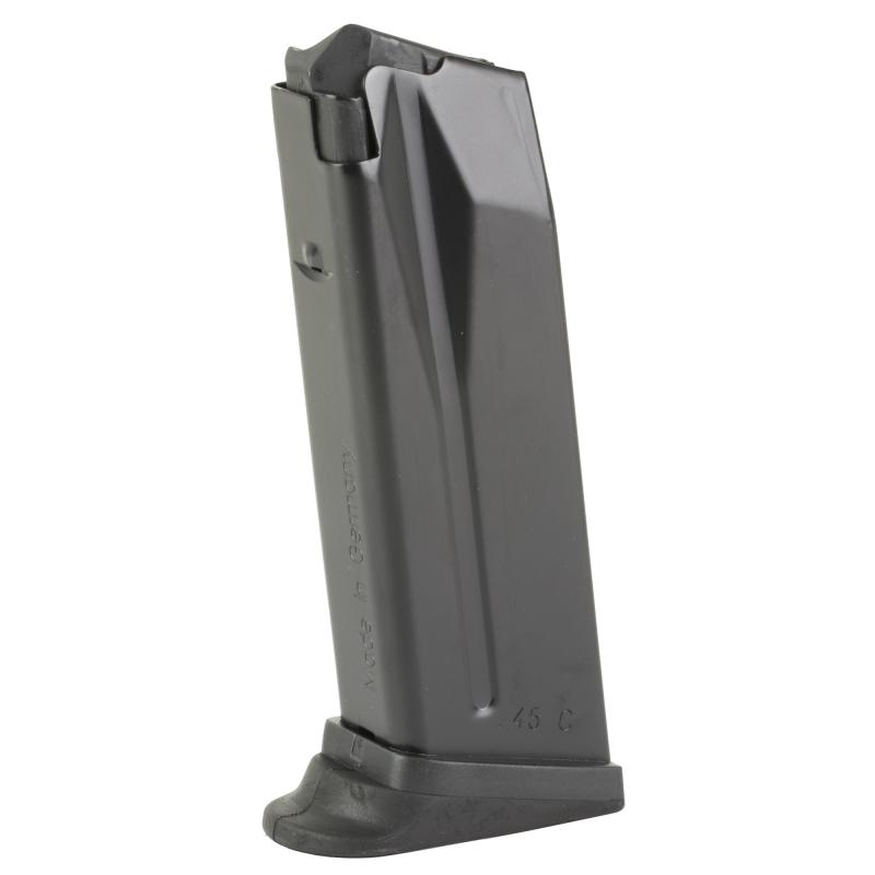 Magazine, 45ACP, 8 Rounds, Fits HK45-C and USP-C, Blued Finish, Red Follower 50248621