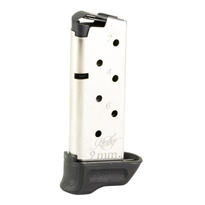 Magazine, 7 Round, TacMag, Fits Kimber Micro 9, Stainless 1200851A