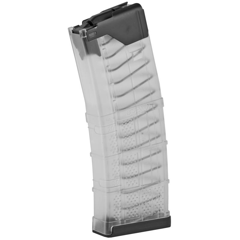 L5 Advanced Warfighter Magazine, 223 Rem/556NATO, 30Rd, Fits AR Rifles, Clear Finish 999-000-2320-31
