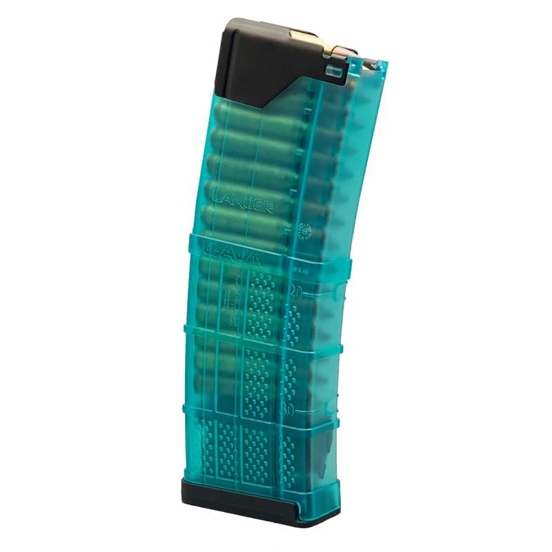 Magazine, L5 Advanced Warfighter, 223 Remington/556NATO, 30 Rounds, Fits AR Rifles, Polymer, Translucent Blue 999-000-2320-52