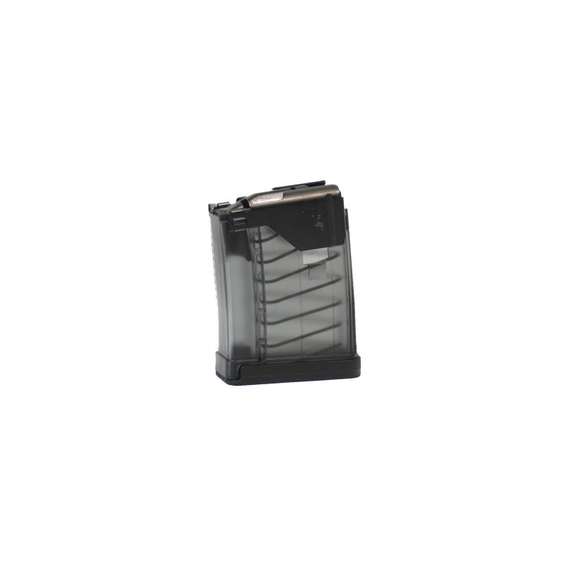 Magazine, L5AWM GEN 2, 223 Remington/556NATO, 10 Rounds, Fits AR Rifles, Steel/Polymer Hybrid, Translucent Smoke L5-G2-10-SMK