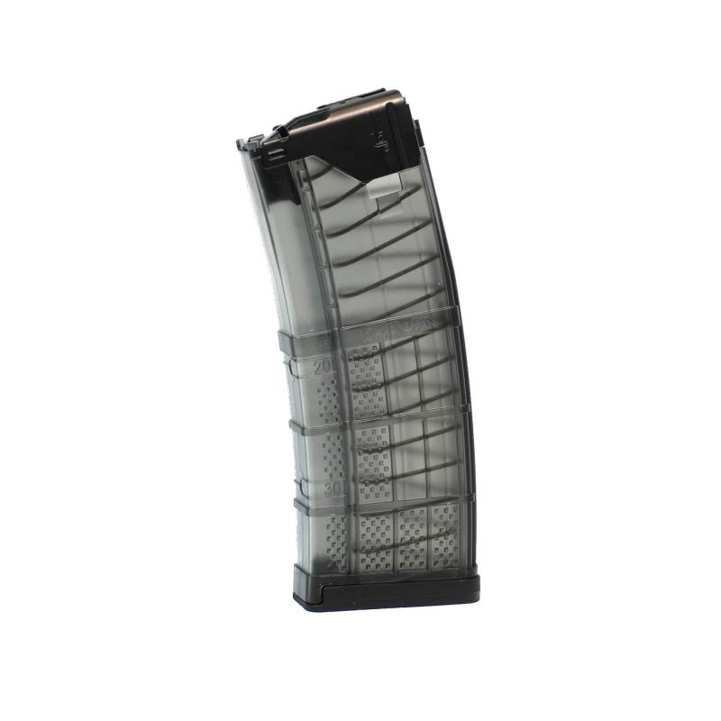 Magazine, L5AWM GEN 2, 223 Remington/556NATO, 30 Rounds, Fits AR Rifle, Steel/Polymer Hybrid, Translucent Smoke L5-G2-30-SMK