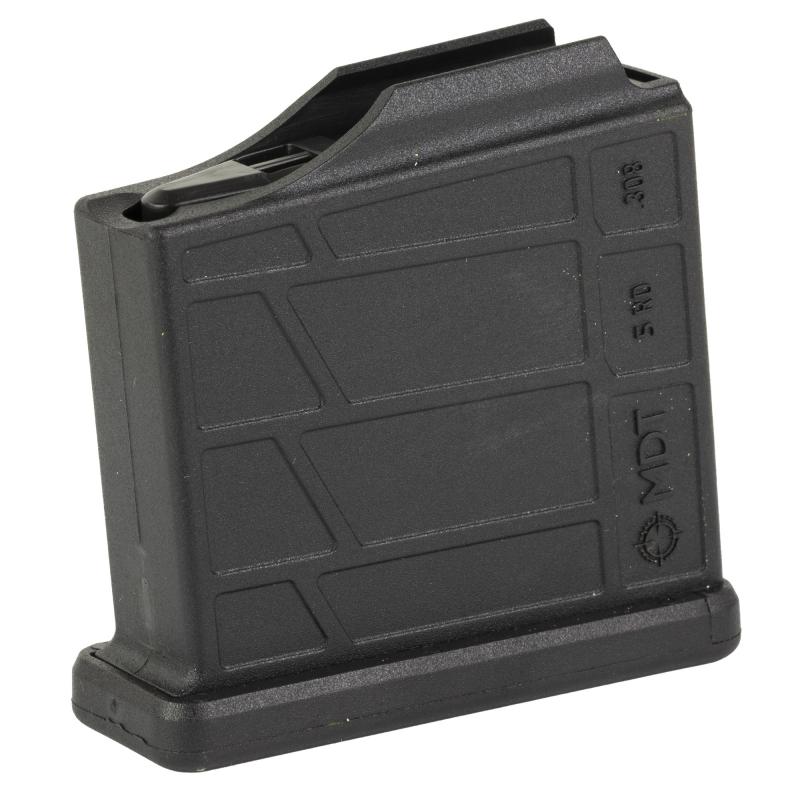 AICS Polymer Magazine |308 Winchester/6.5 Creedmoor, 5 Rounds, Black, Fits Short Action AICS Pattern 105026-BLK