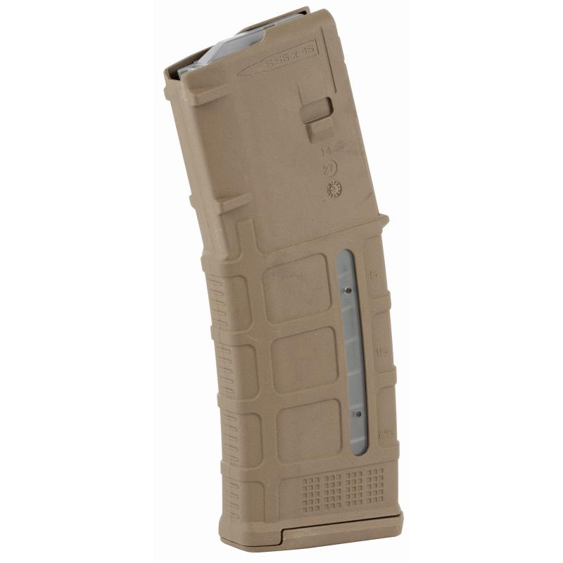 Magazine, M3, 223 Rem/556NATO, 30Rd, Medium Coyote Tan Finish, w/ Window, Fits AR Rifles MAG556-MCT