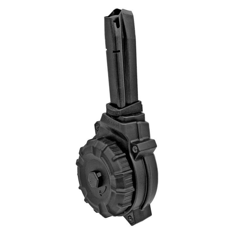Magazine, 9MM, 50 Round Drum, Fits SD9 & SD9VE, Polymer, Black DRM-A57