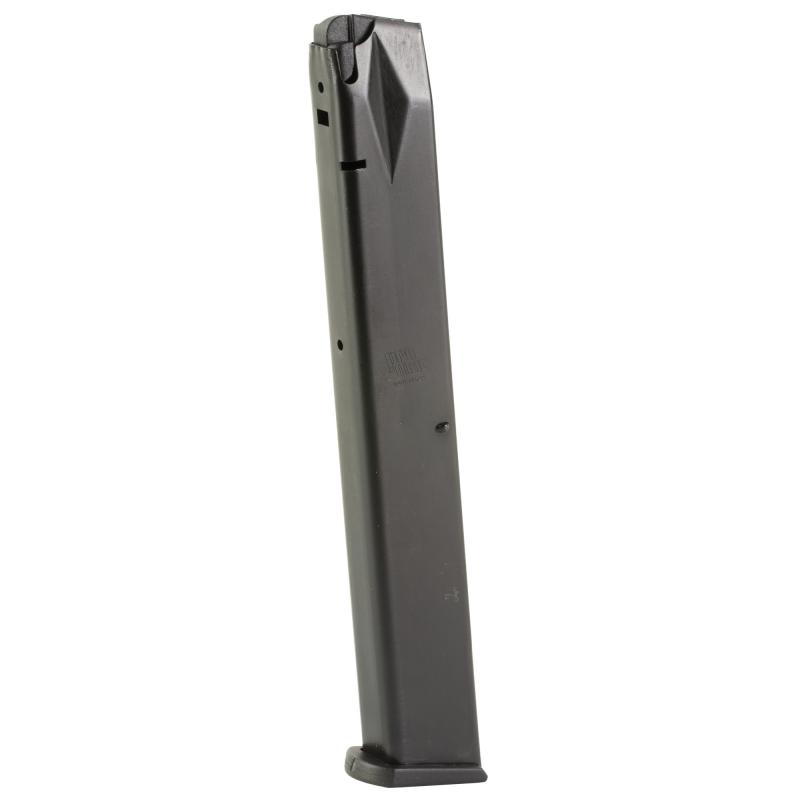 Magazine, 9MM, 32 Rounds, Fits Taurus TH9, Steel Construction, Blued Finish, Black TAU-A12