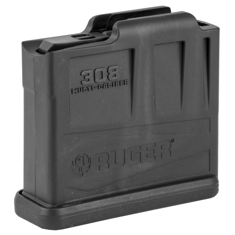 AI-Style Polymer Magazine For Ruger Precision/Gunsite Rifle .308 Winchester Black 5 Round