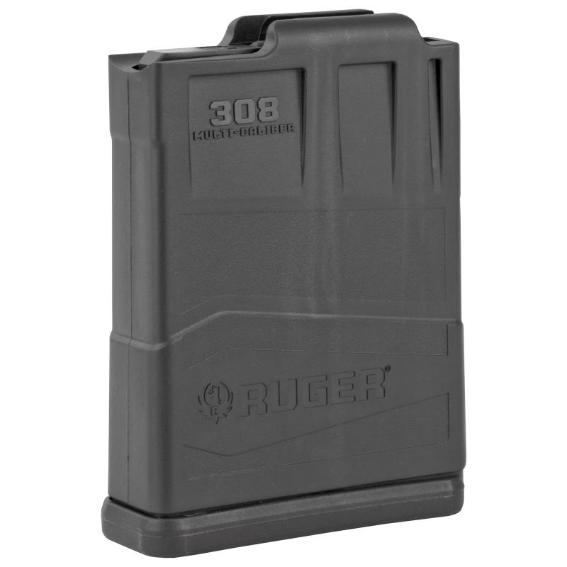AI-Style Polymer Magazine For Ruger Precision/Gunsite Rifle .308 Winchester Black 10 Round