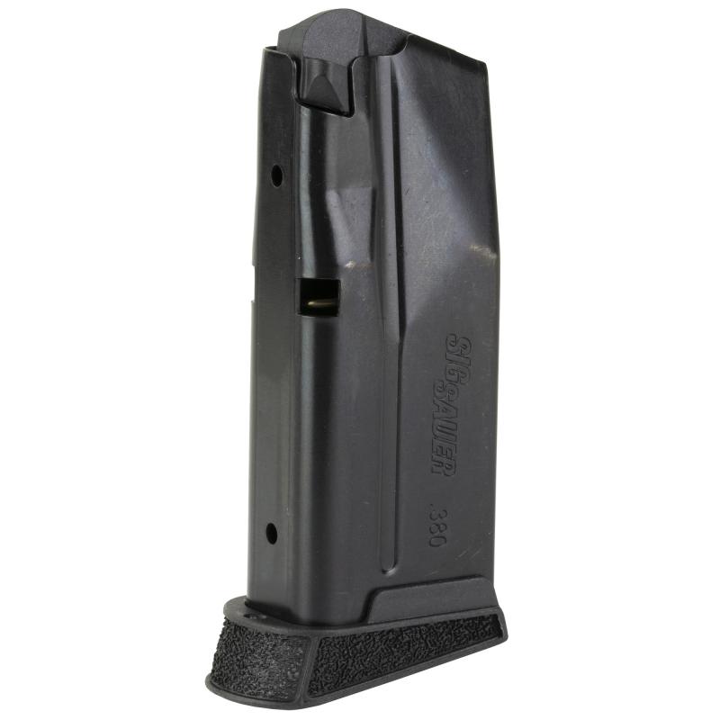 Magazine For Sig P365-380 Micro Compact 380 ACP 10 Round Finger Extension Black