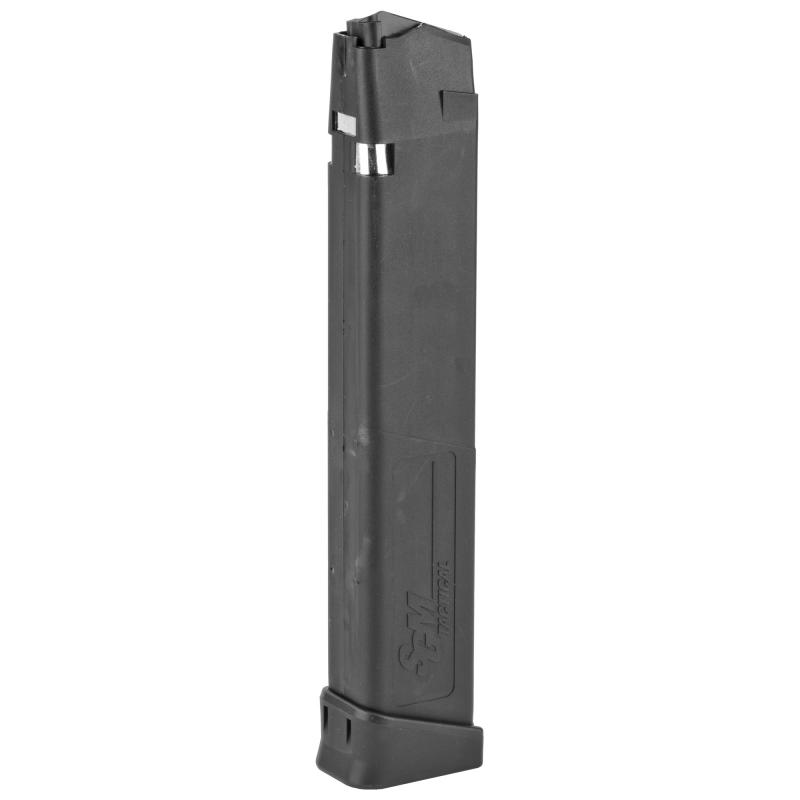 Magazine, 10MM, 30Rd, Black, For Glock 20 SGMT10G30R