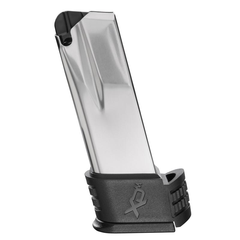 Magazine, 10MM, 15 Rounds, Fits XDME Compact, With Sleeve for Backstrap 2, Silver XDME50152