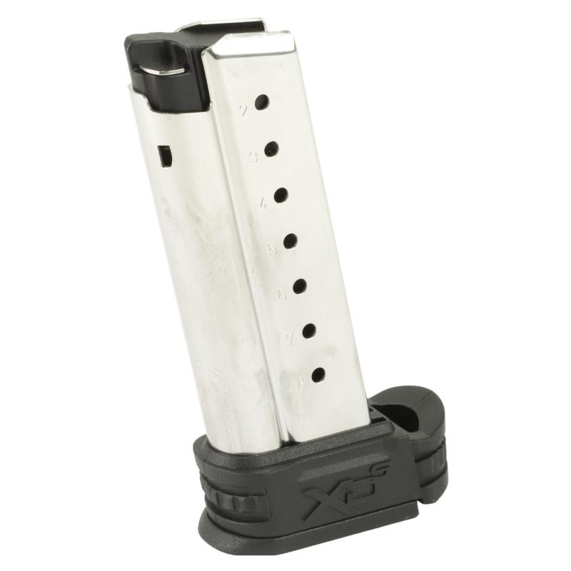 Magazine, 9MM, 8Rd, Fits XDS, Stainless Finish XDS0908
