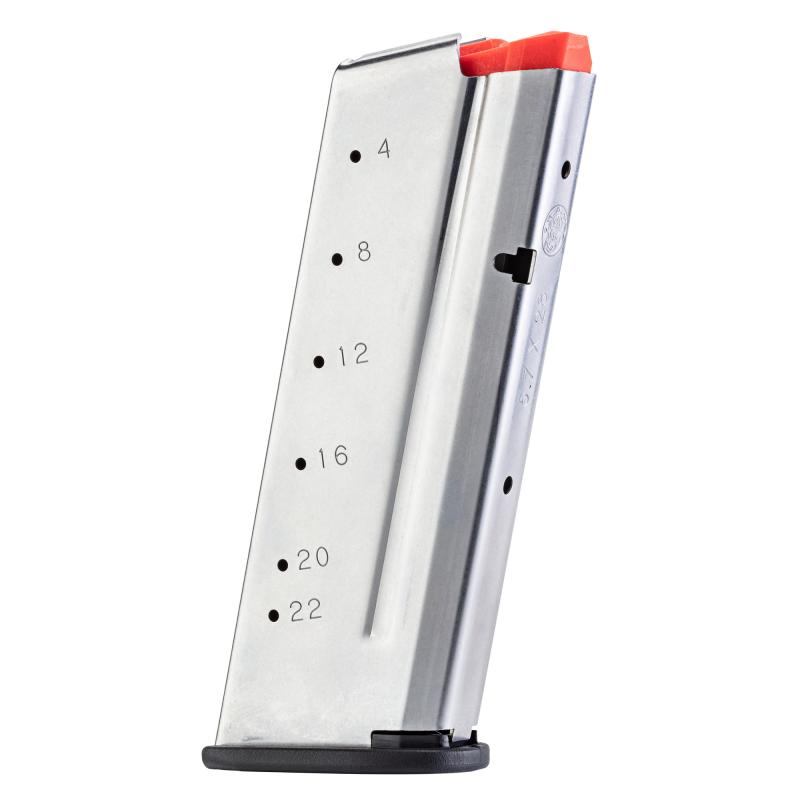 Magazine, 5.7X28MM, Fits M&P 5.7, 22 Rounds, Silver 3015896