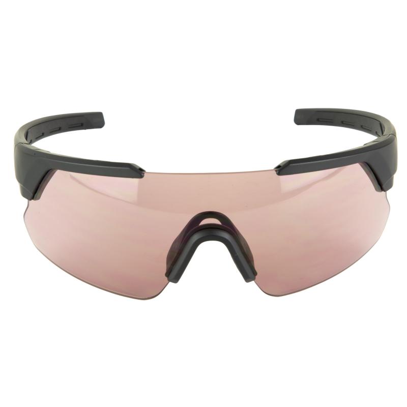 Defiant Eyewear, Black Frame, Rose Lens MAG1044-0-001-3000