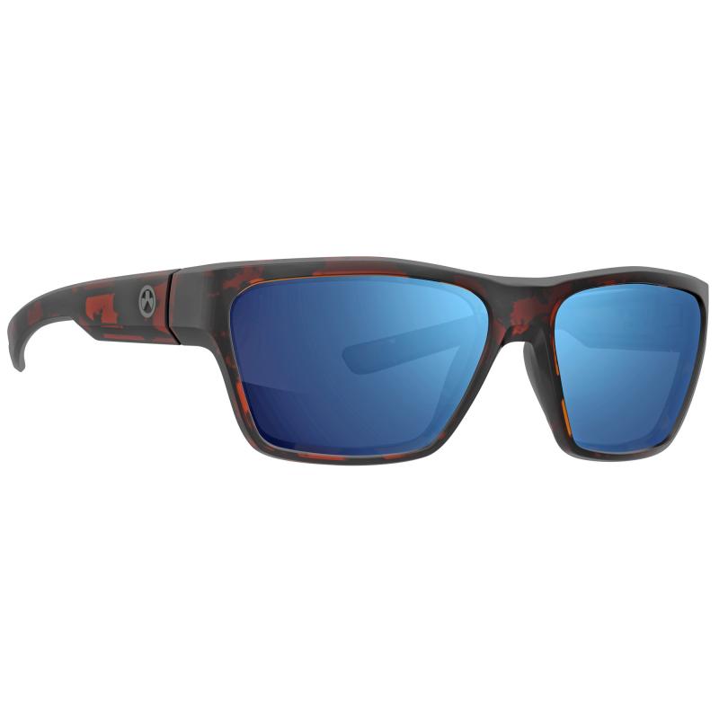 Pivot Eyewear, Polarized, Tortoise Frame, Bronze Lens, Blue Mirror MAG1128-1-204-2020